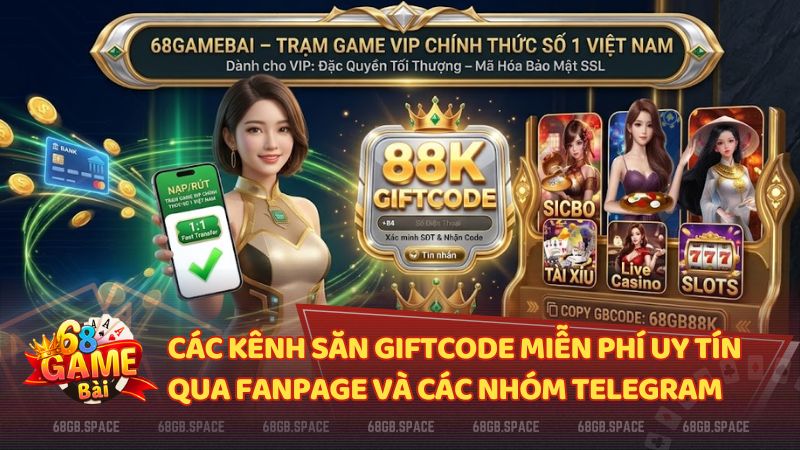 Giao diện các bước thực hiện thao tác nhập giftcode trực tiếp trong hệ thống